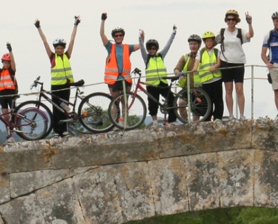 Bandeau Itinérances à vélo des scolaires photo Pascal Gentilleau