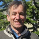 Michel Rambaud du service Education à l'Environnement et au Territoire Abeille butinant une fleur