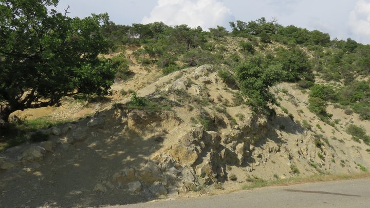 Olistolithe de la Tourrache (photo PNRL - Stéphane Legal)