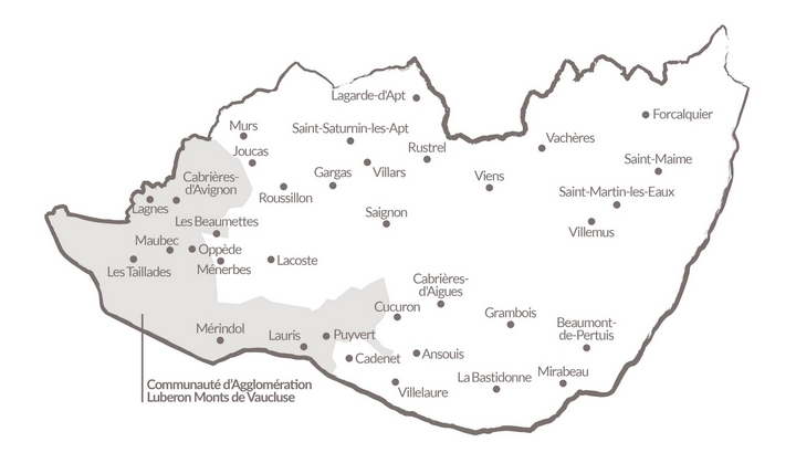 Carte des collectivités adhérant au programme SEDEL-énergie Carte des collectivités adhérant au programme SEDEL-énergie (SIT PNR PACA - Muriel Krebs)