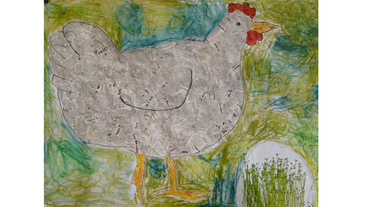 Poule© Ecole d'Ansouis