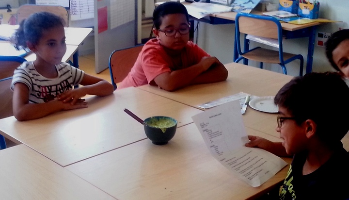 lecture recette© Ecole La colline