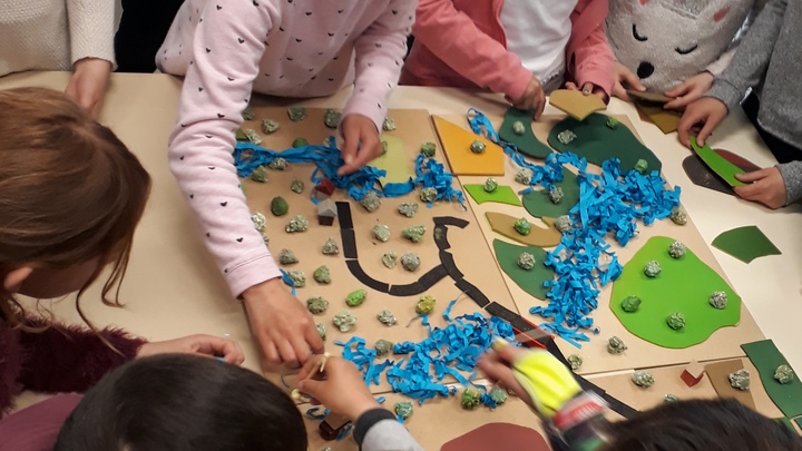 Animation paysage dans une école Animation paysage dans une école © PNRL