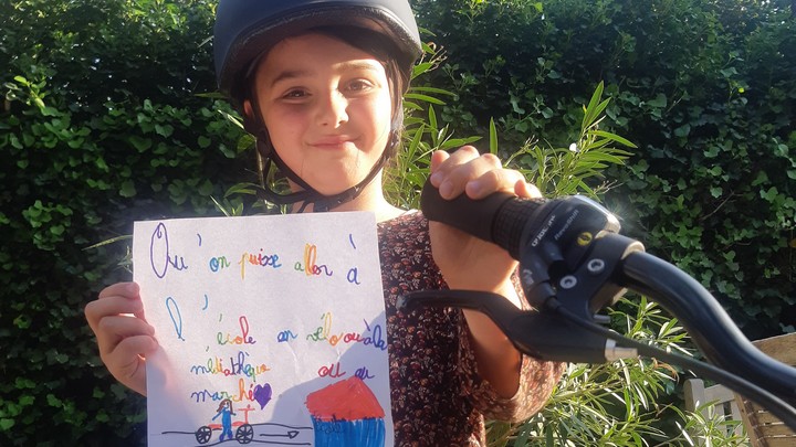 Qu'on puisse aller à l'école en vélo, ou à la médiathèque, ou au marché (photo PNRL-Laure Galpin)