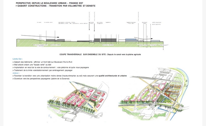 CHANTEPRUNIER - Esquisses concernant la limite Est du quartier